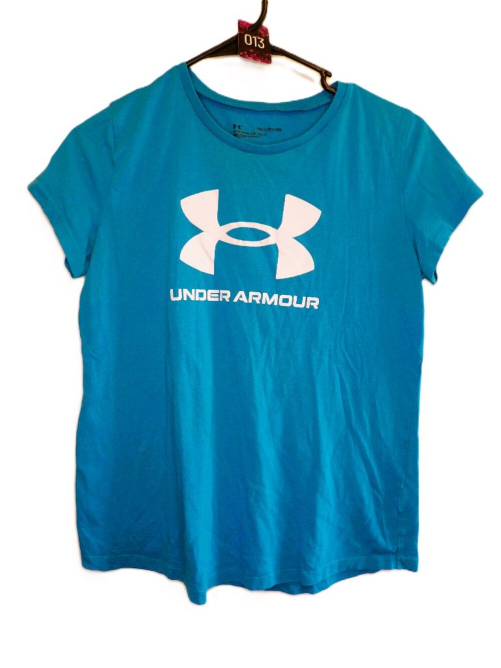 Under Armour, Blue loose fit graphic tee (Girl's YXL)